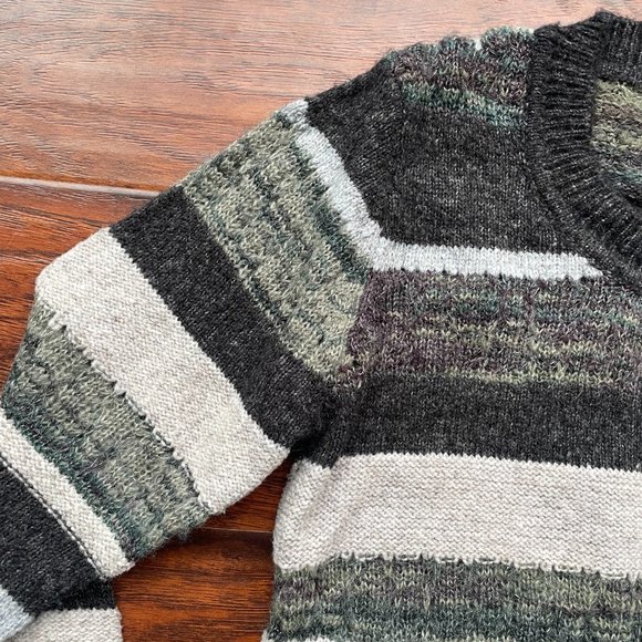 Line Knitwear Sweater Cotton Wool Blend - Picture 3 of 5